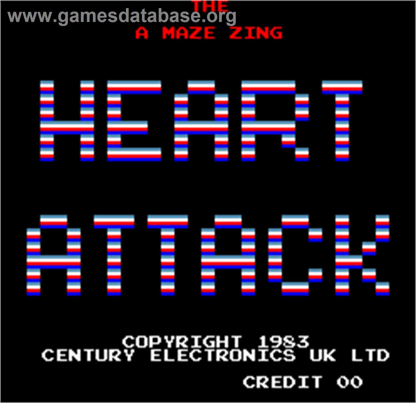 Heart Attack - Arcade - Artwork - Title Screen