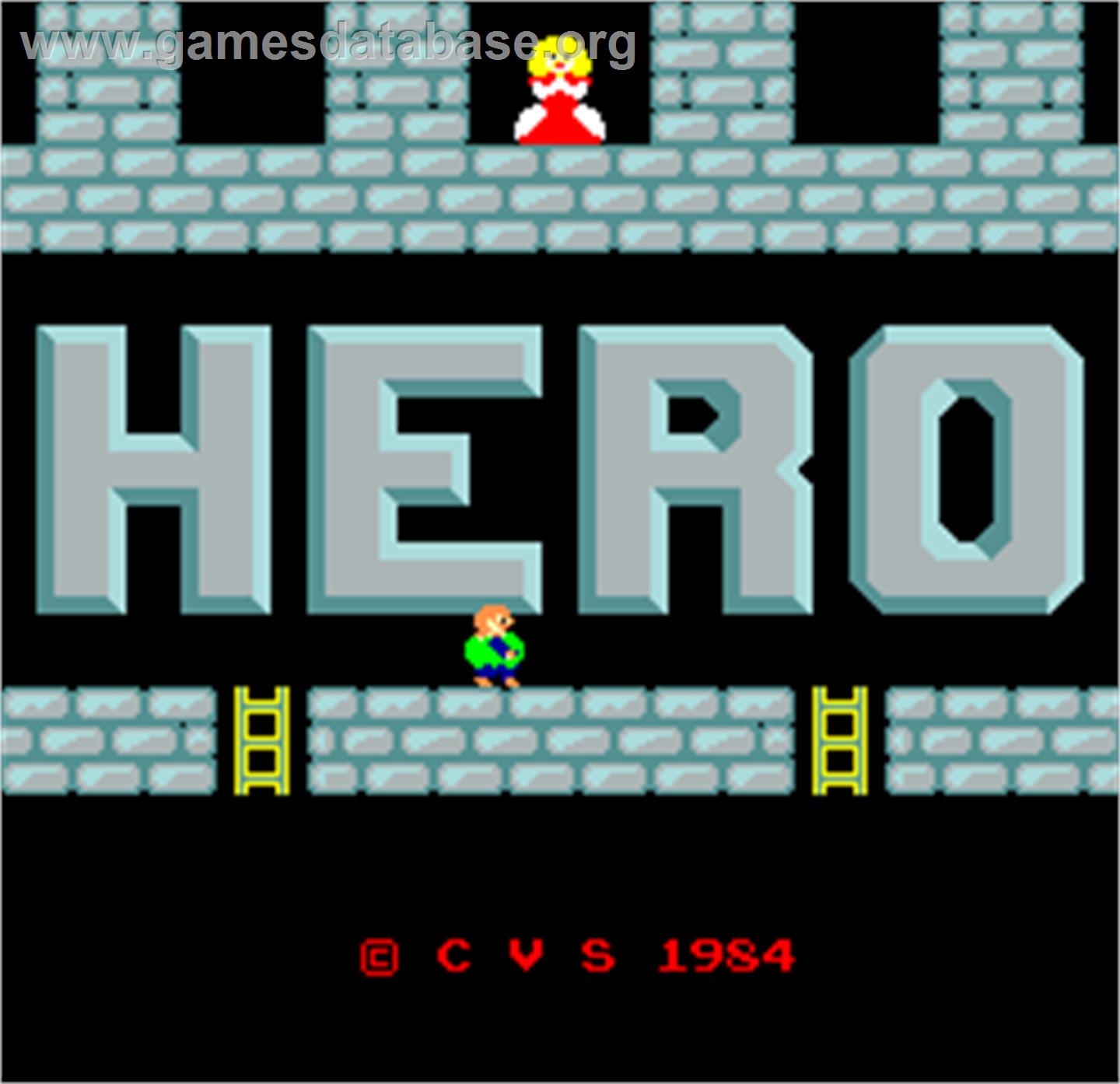 Hero - Arcade - Artwork - Title Screen
