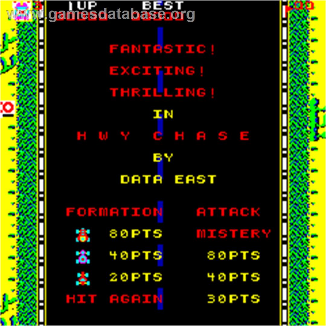 Highway Chase - Arcade - Artwork - Title Screen