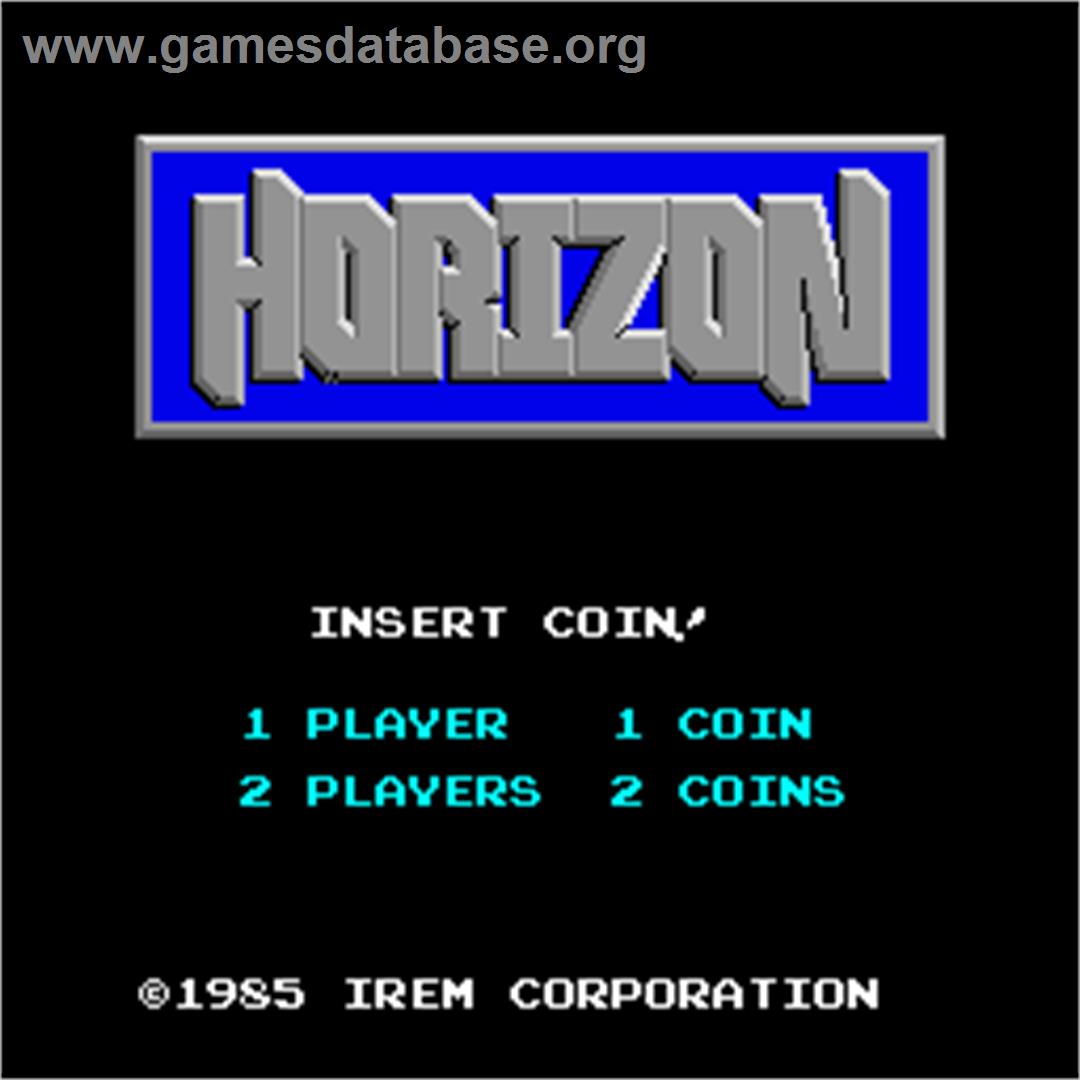Horizon - Arcade - Artwork - Title Screen
