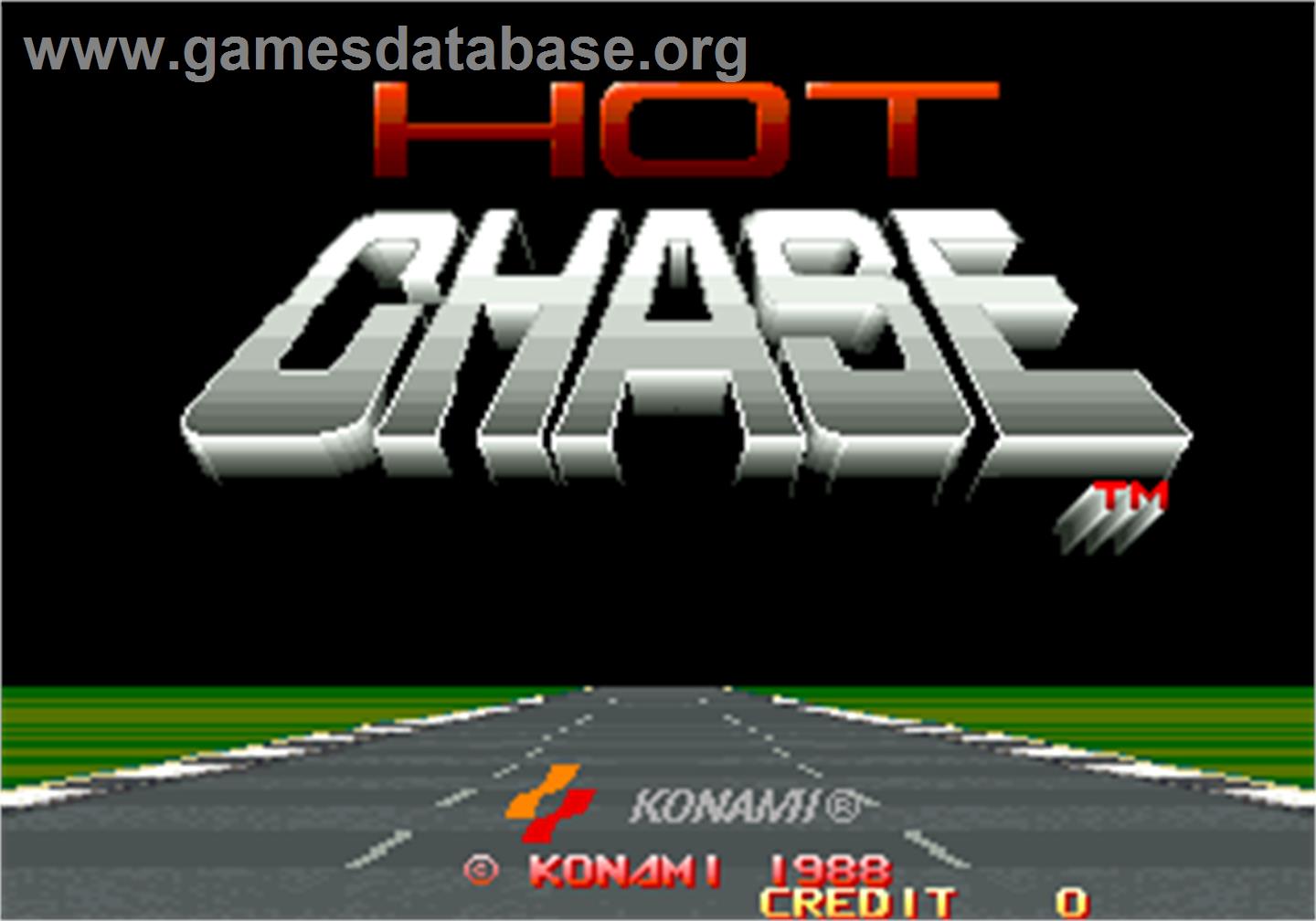 Hot Chase - Arcade - Artwork - Title Screen