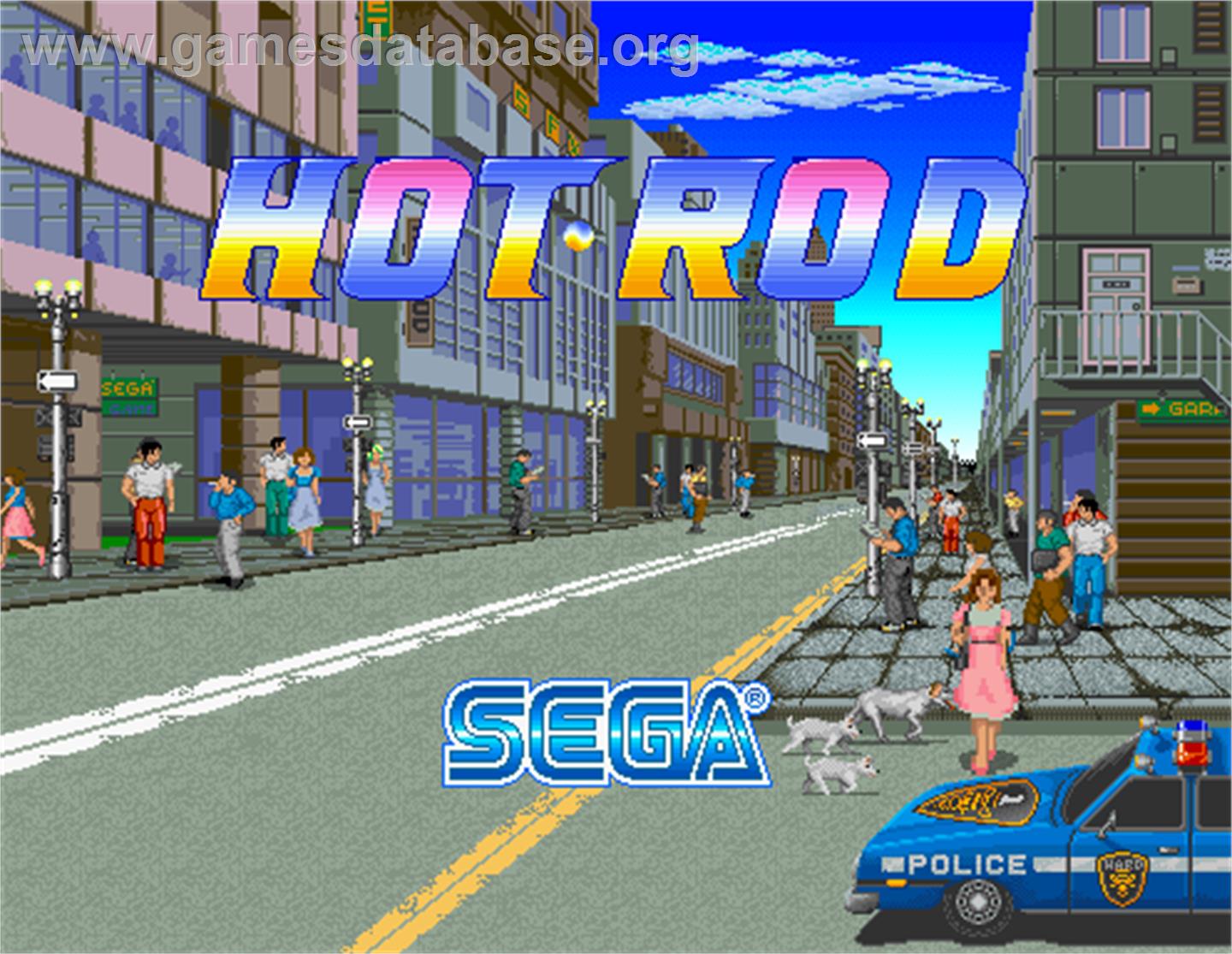 Hot Rod - Arcade - Artwork - Title Screen