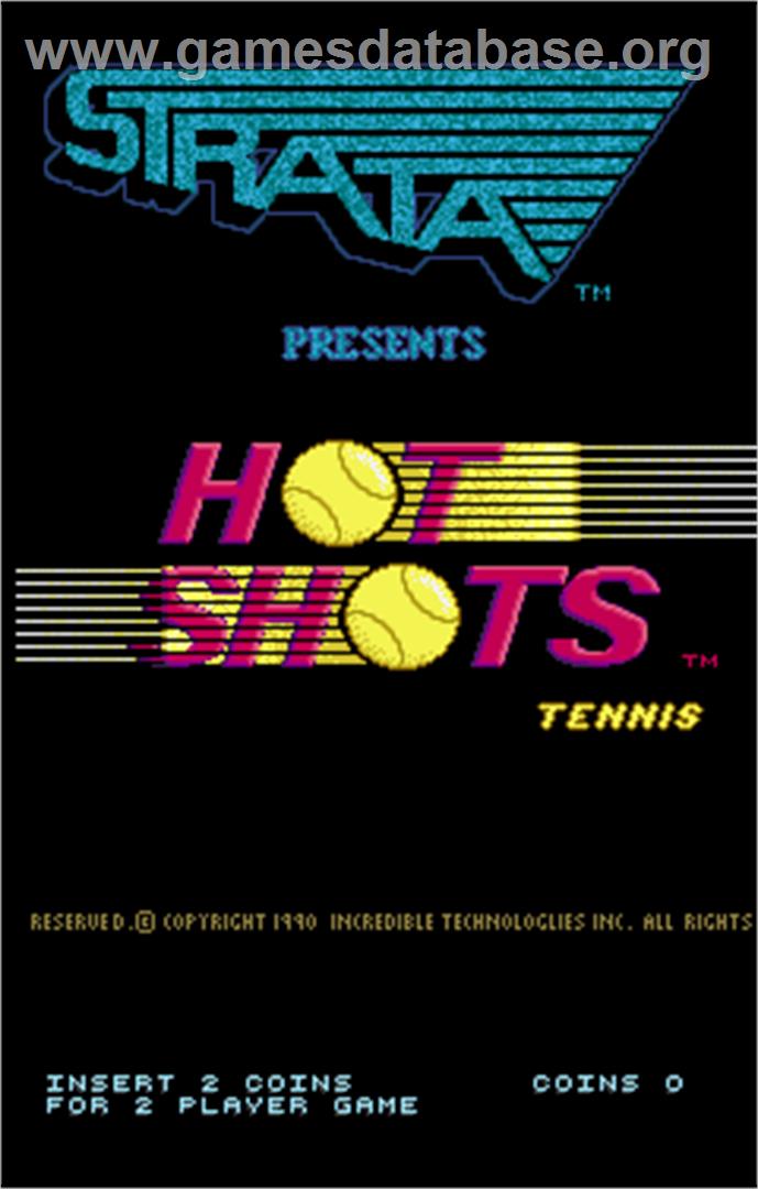 Hot Shots Tennis - Arcade - Artwork - Title Screen