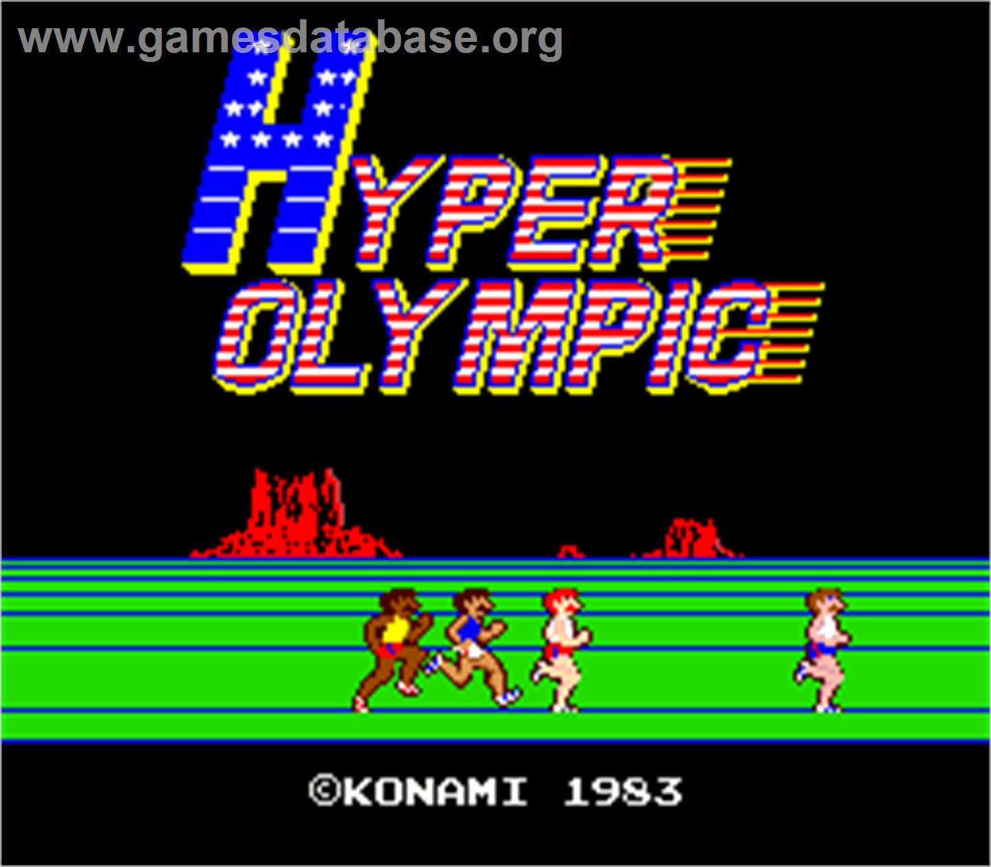 Hyper Olympic - Arcade - Artwork - Title Screen