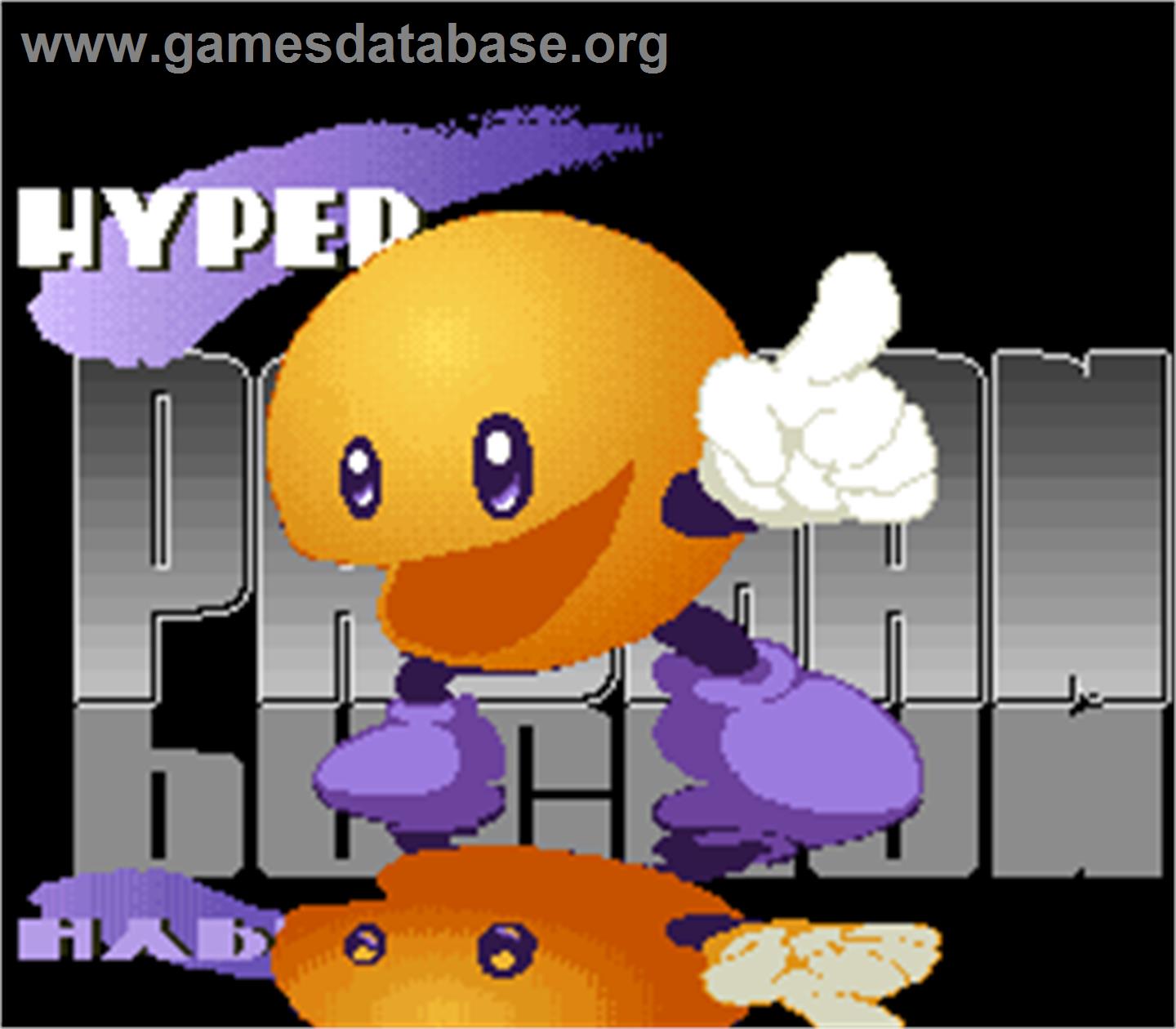 Hyper Pacman - Arcade - Artwork - Title Screen