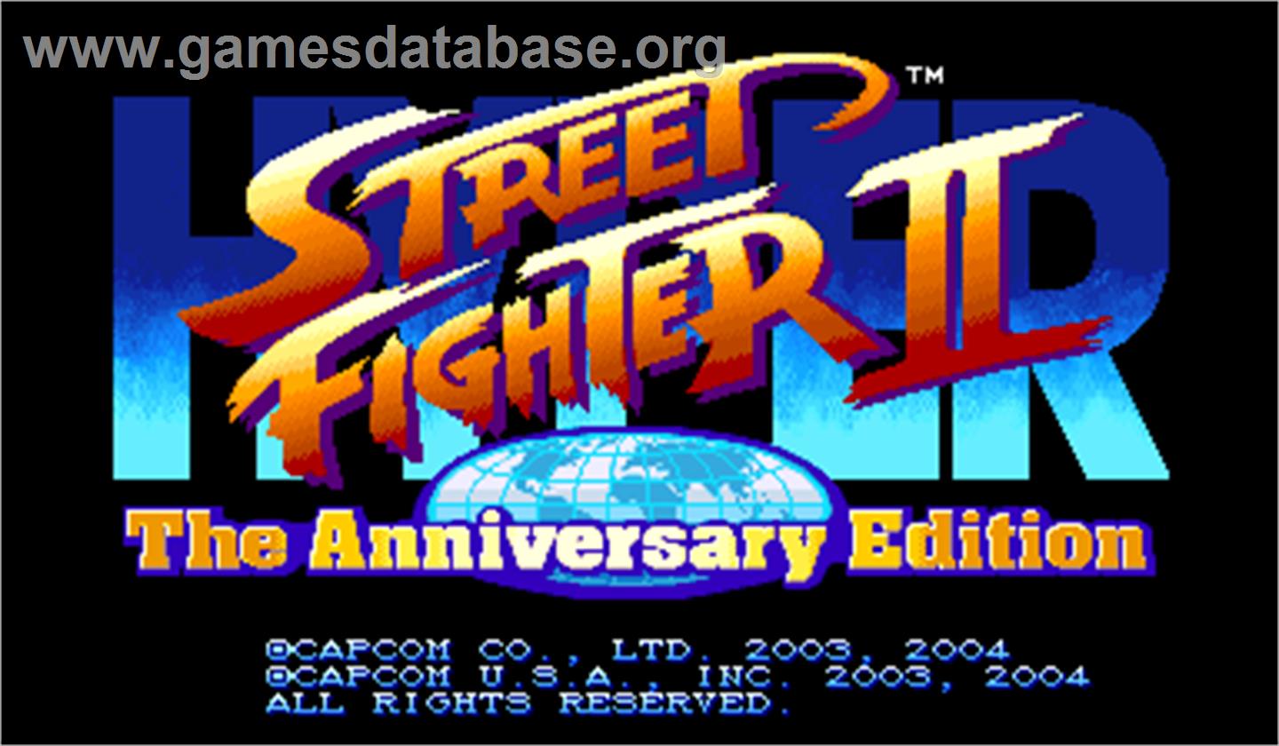 Hyper Street Fighter 2: The Anniversary Edition - Arcade - Artwork - Title Screen