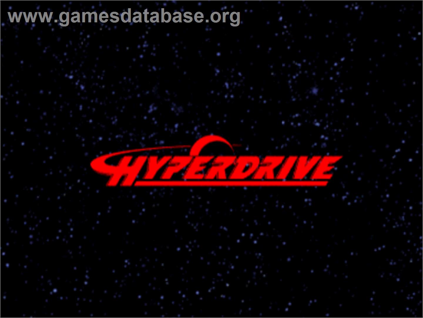 Hyperdrive - Arcade - Artwork - Title Screen