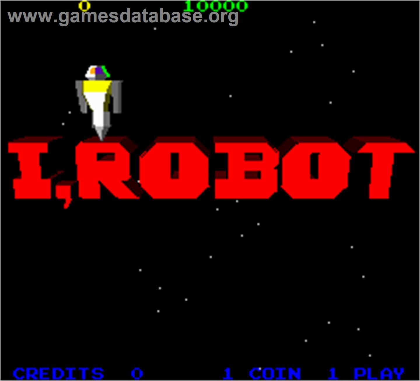 I, Robot - Arcade - Artwork - Title Screen