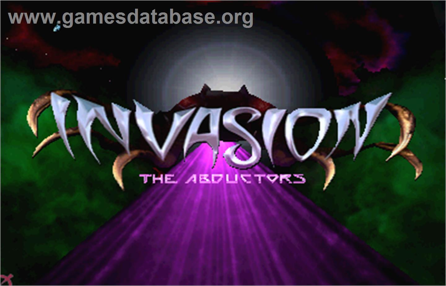 Invasion - The Abductors - Arcade - Artwork - Title Screen
