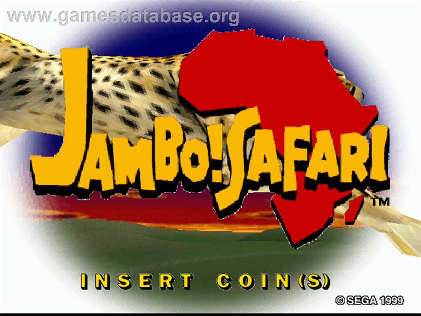 Jambo! Safari - Arcade - Artwork - Title Screen