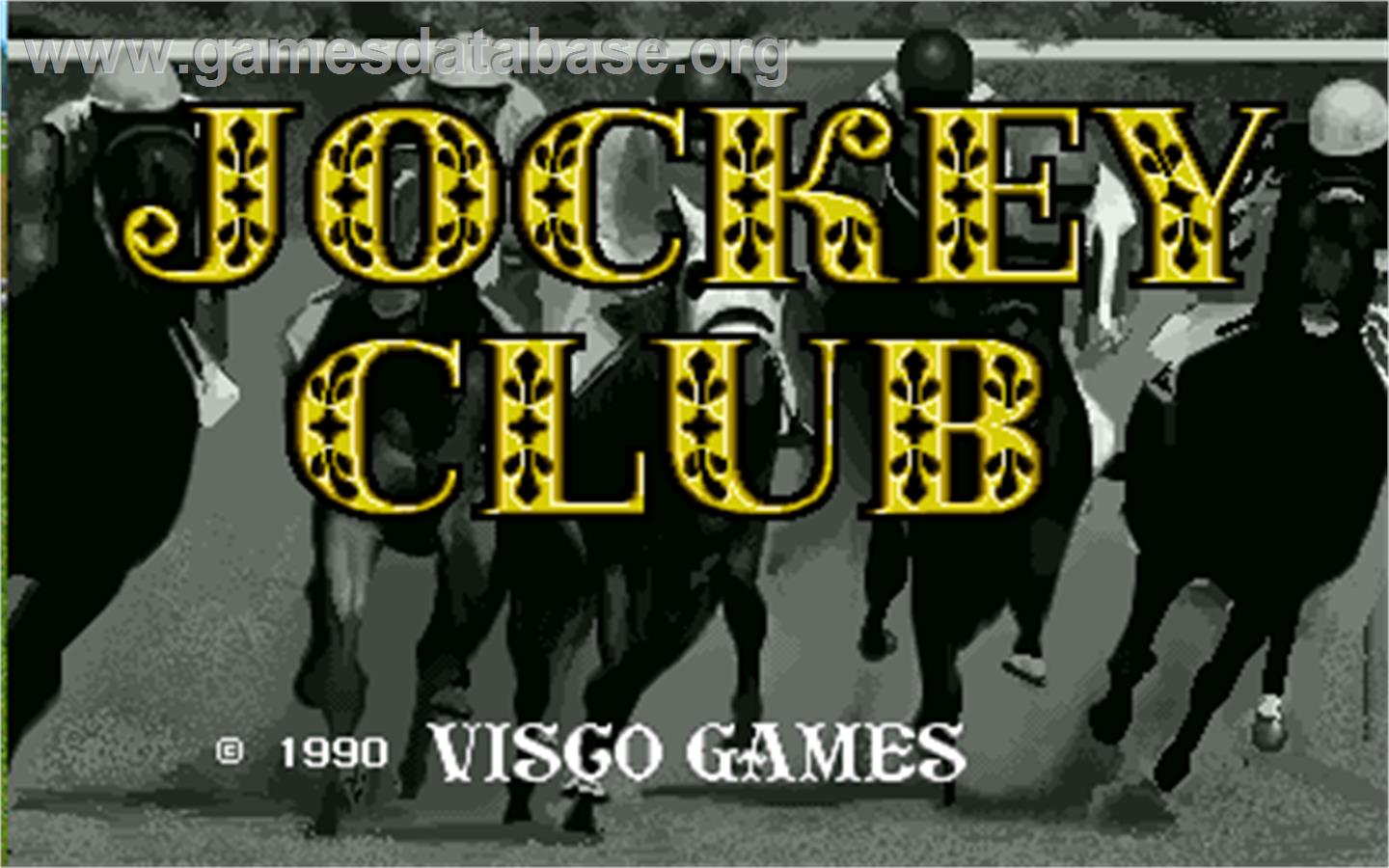 Jockey Club - Arcade - Artwork - Title Screen