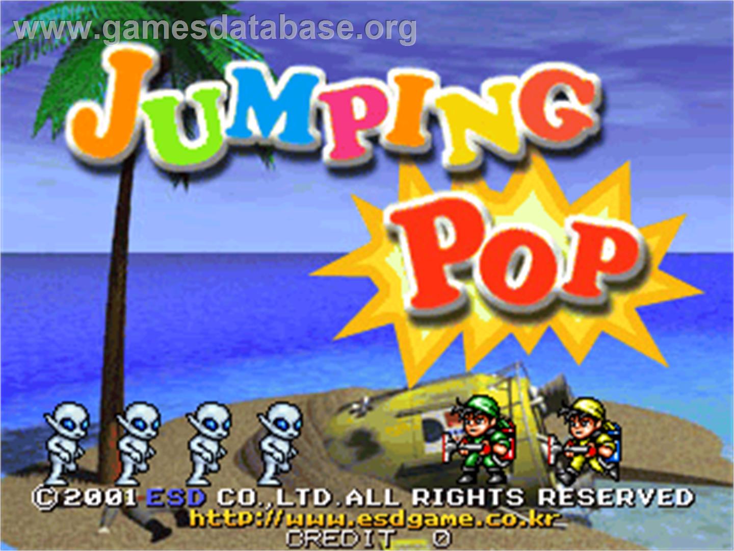 Jumping Pop - Arcade - Artwork - Title Screen