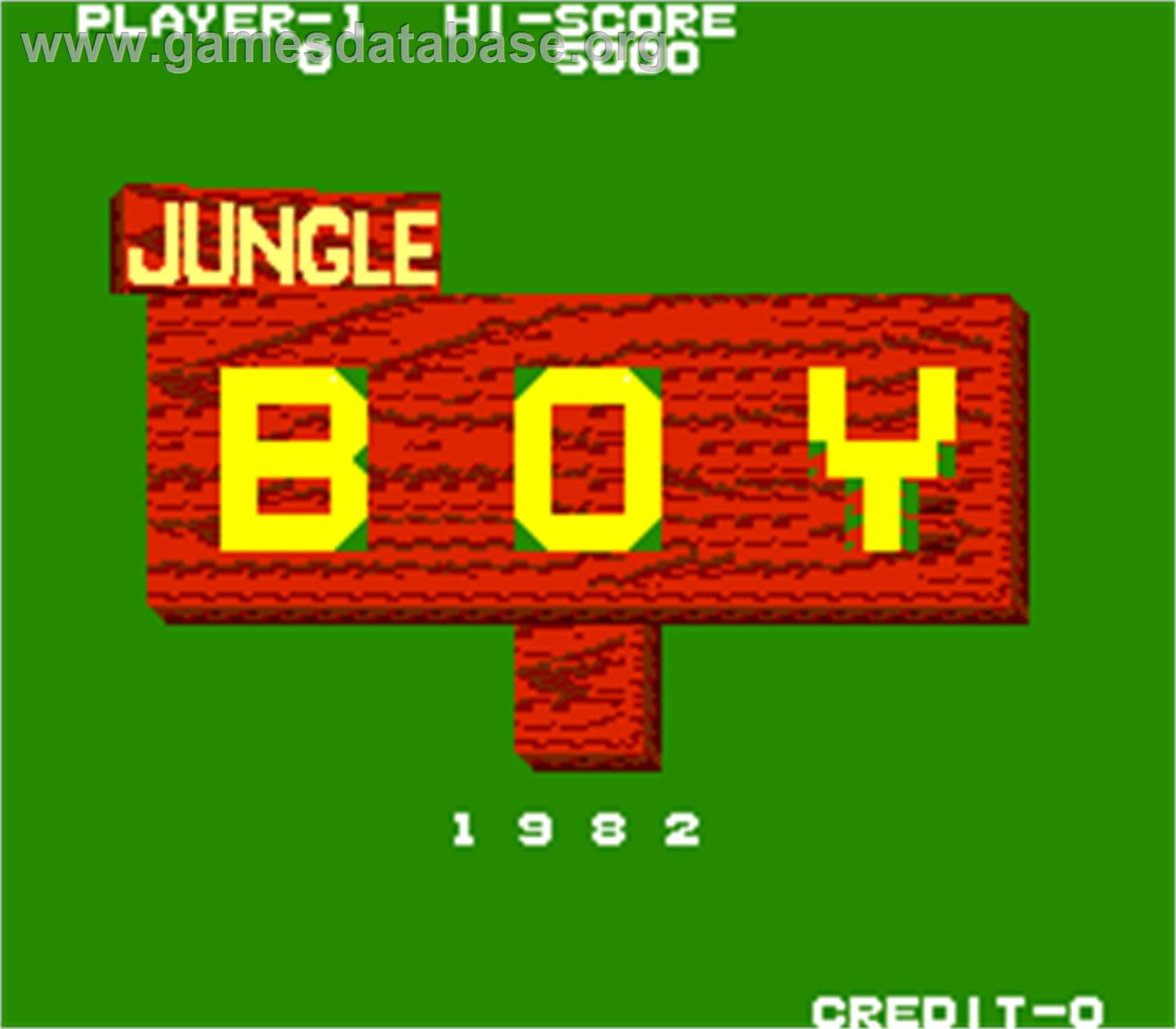 Jungle Boy - Arcade - Artwork - Title Screen