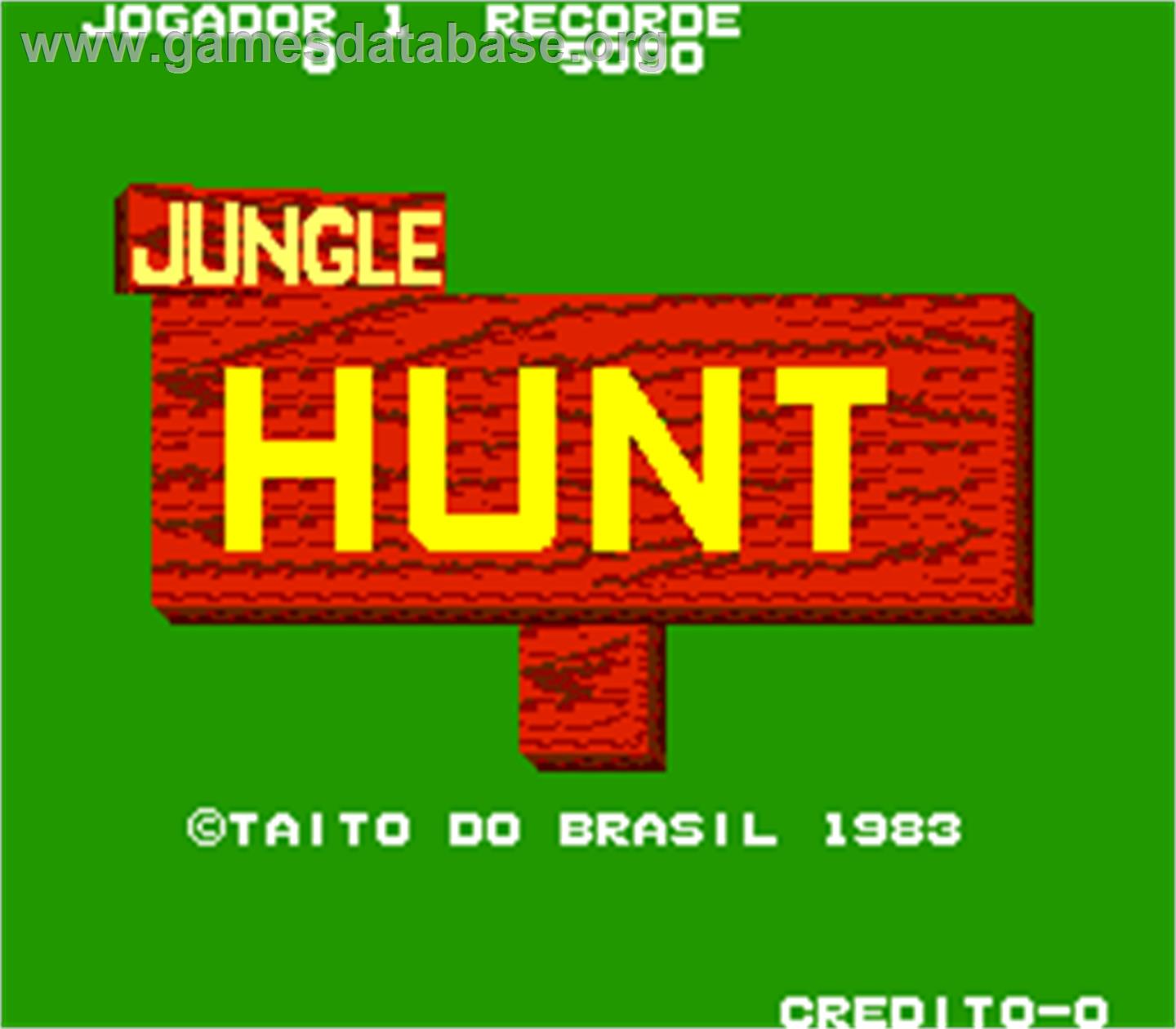 Jungle Hunt - Arcade - Artwork - Title Screen