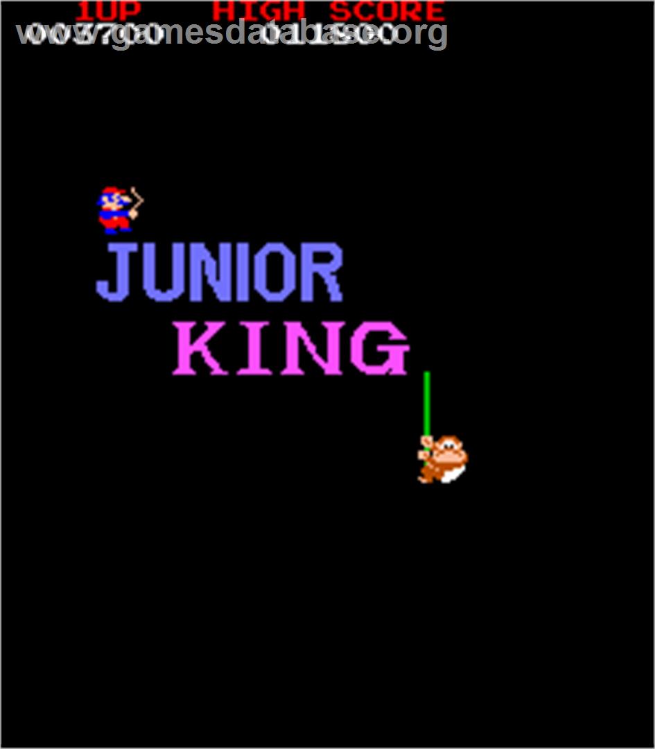 Junior King - Arcade - Artwork - Title Screen