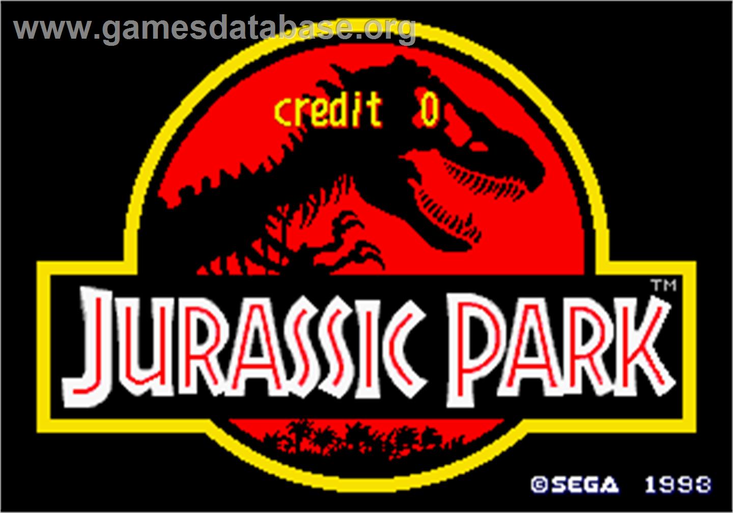 Jurassic Park - Arcade - Artwork - Title Screen