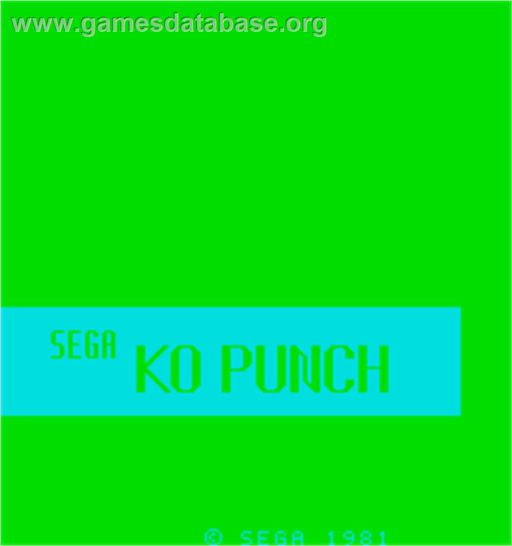KO Punch - Arcade - Artwork - Title Screen