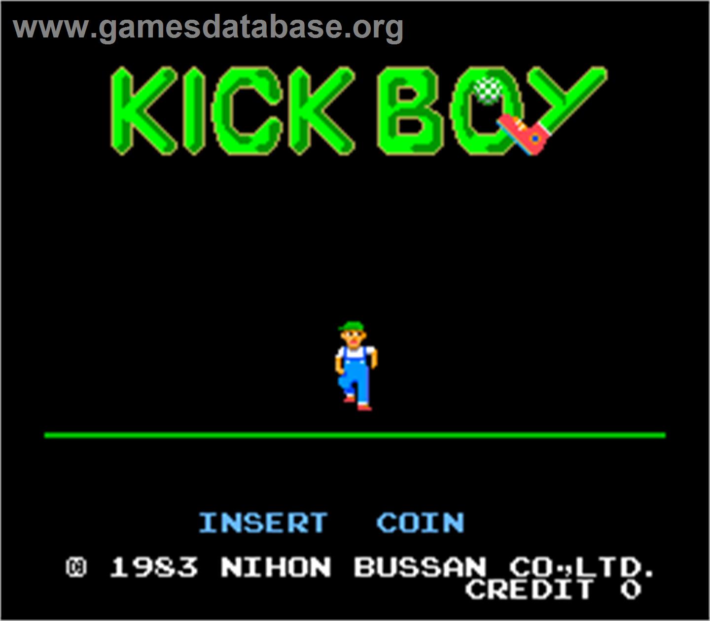 Kick Boy - Arcade - Artwork - Title Screen