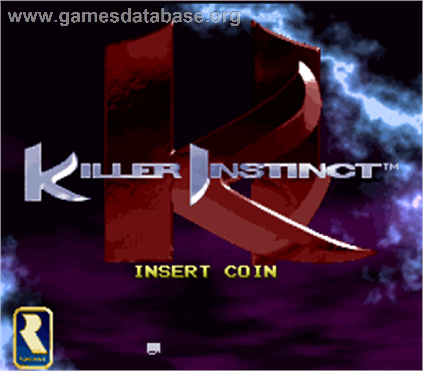 Killer Instinct - Arcade - Artwork - Title Screen