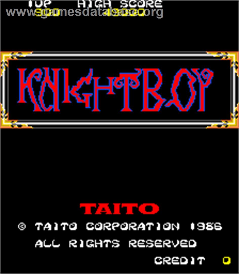 Knight Boy - Arcade - Artwork - Title Screen