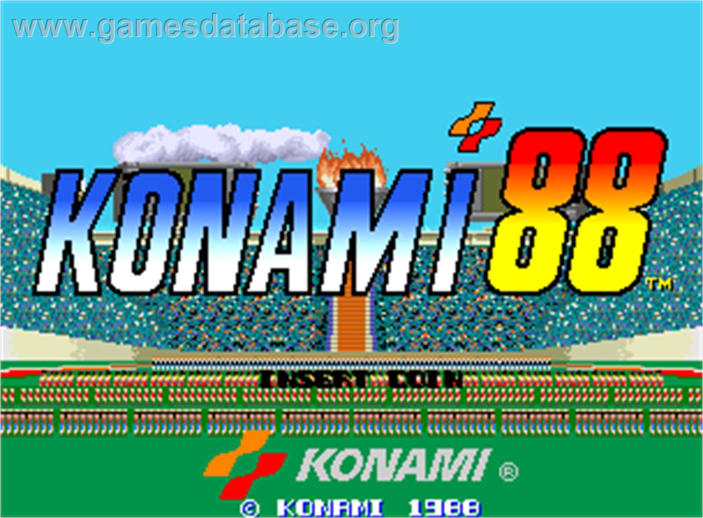 Konami '88 - Arcade - Artwork - Title Screen