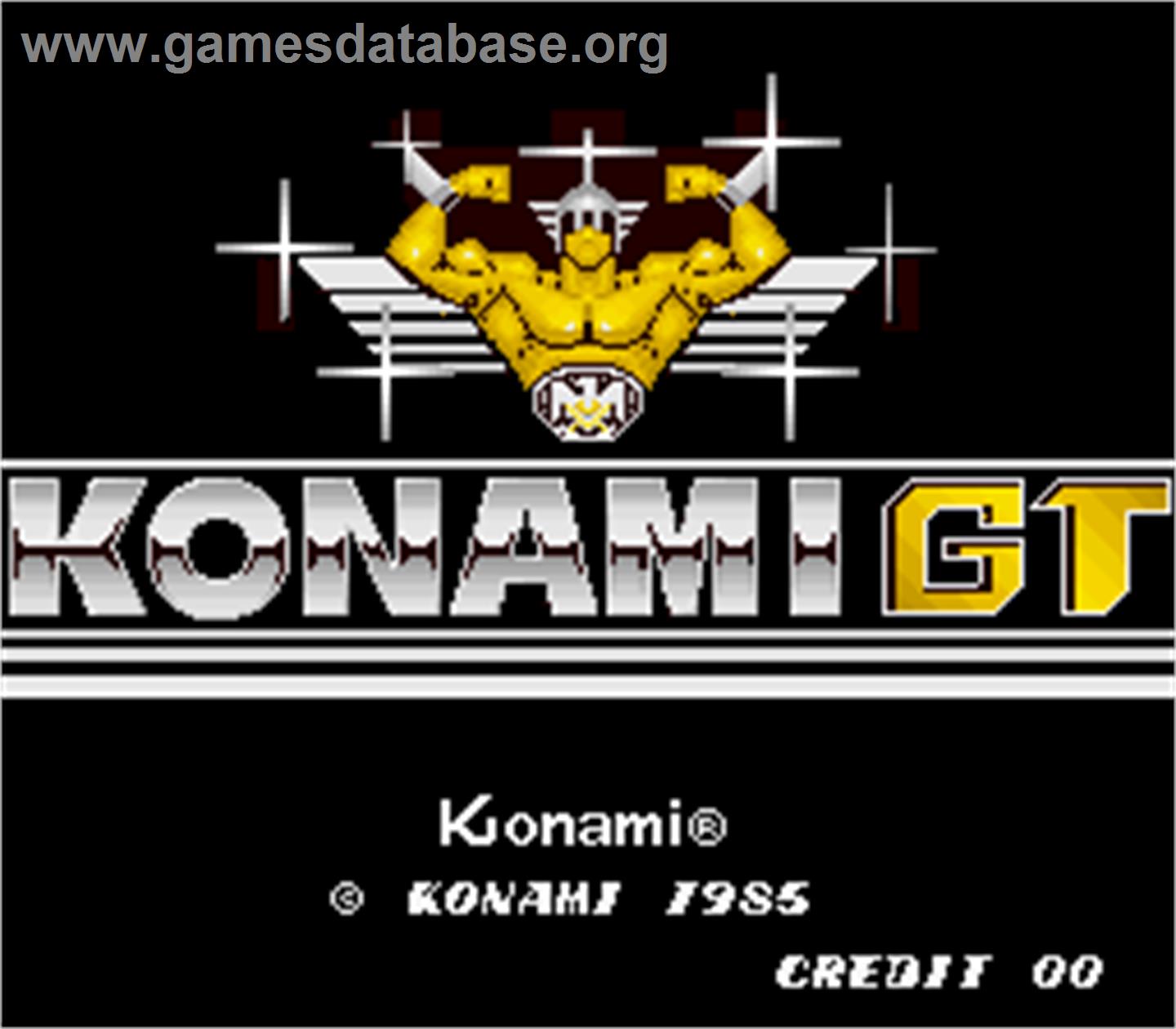 Konami GT - Arcade - Artwork - Title Screen