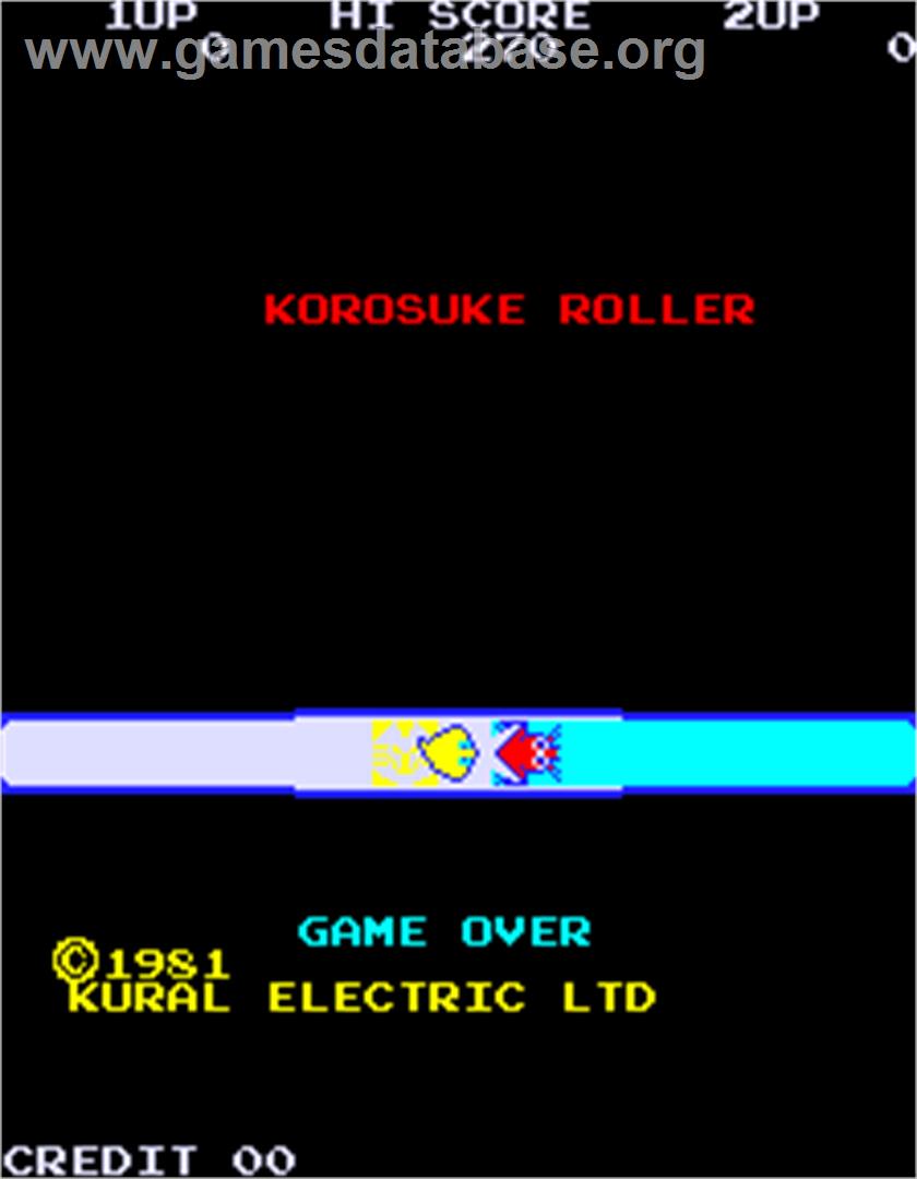 Korosuke Roller - Arcade - Artwork - Title Screen