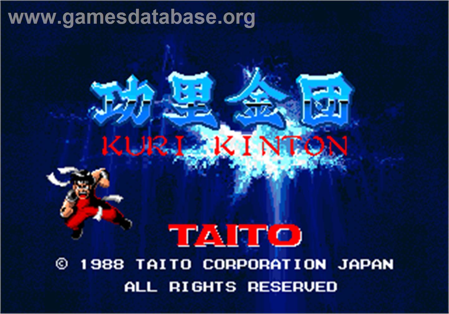 Kuri Kinton - Arcade - Artwork - Title Screen