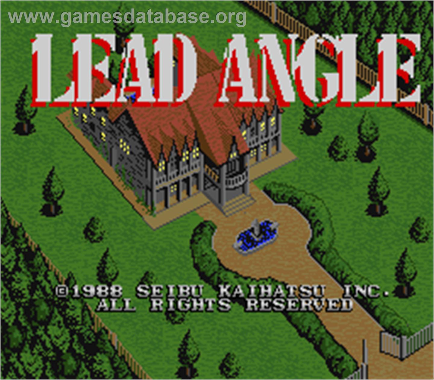 Lead Angle - Arcade - Artwork - Title Screen