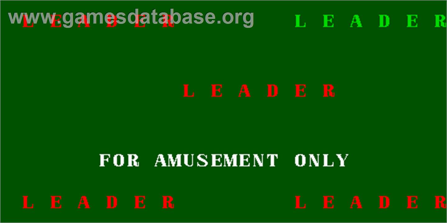 Leader - Arcade - Artwork - Title Screen