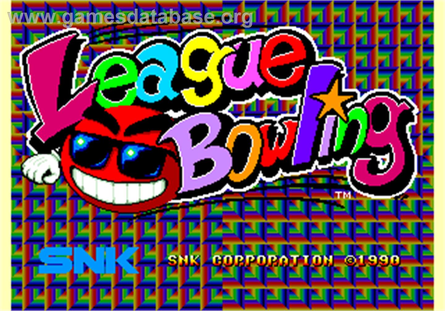 League Bowling - Arcade - Artwork - Title Screen