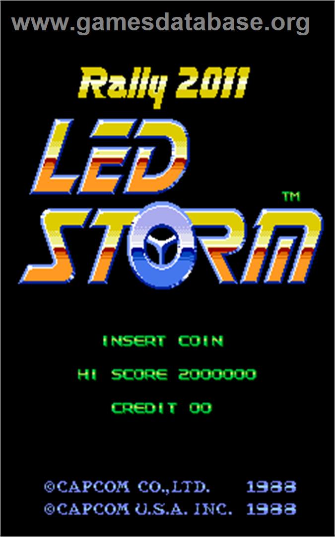 Led Storm Rally 2011 - Arcade - Artwork - Title Screen