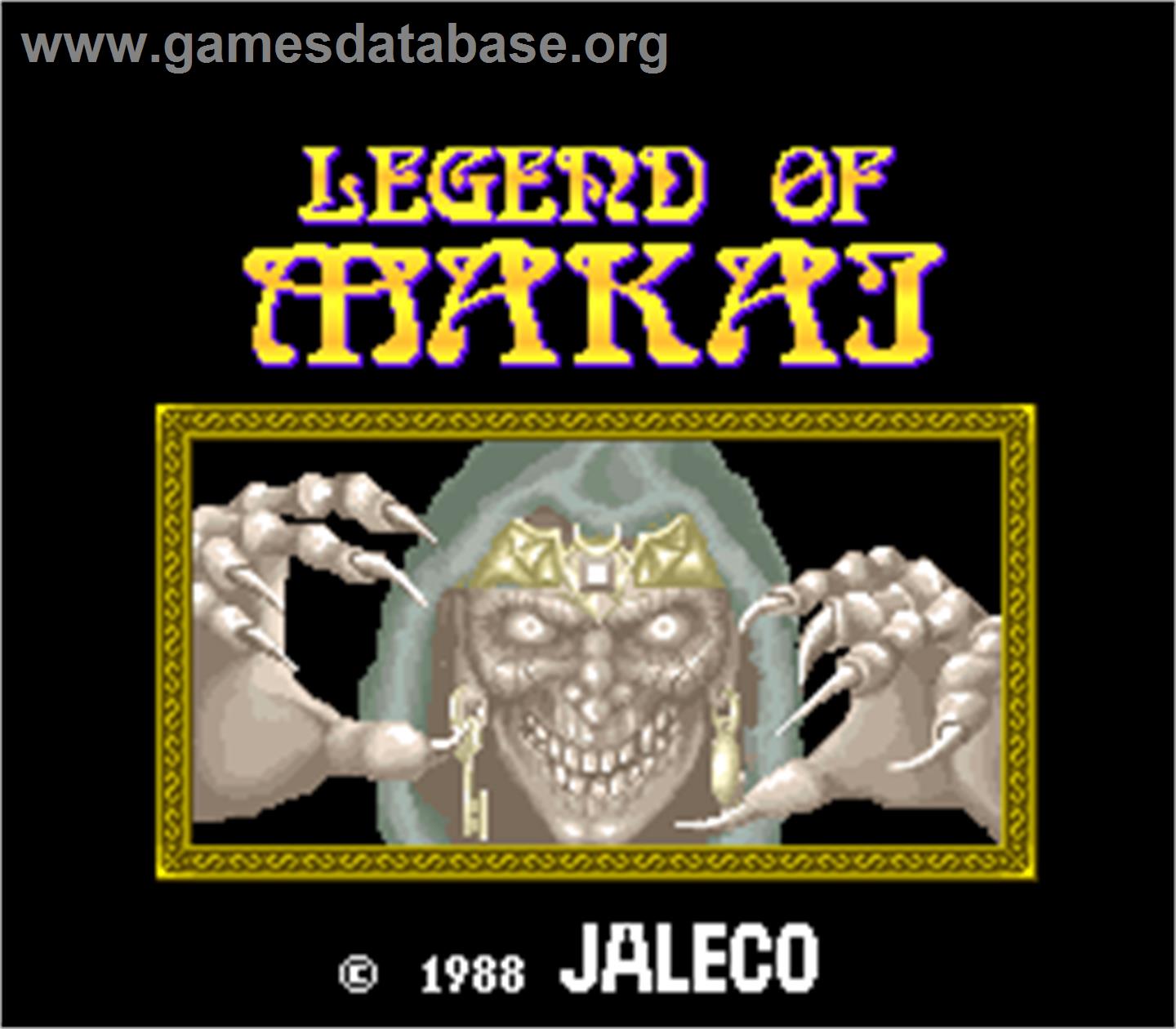 Legend of Makai - Arcade - Artwork - Title Screen