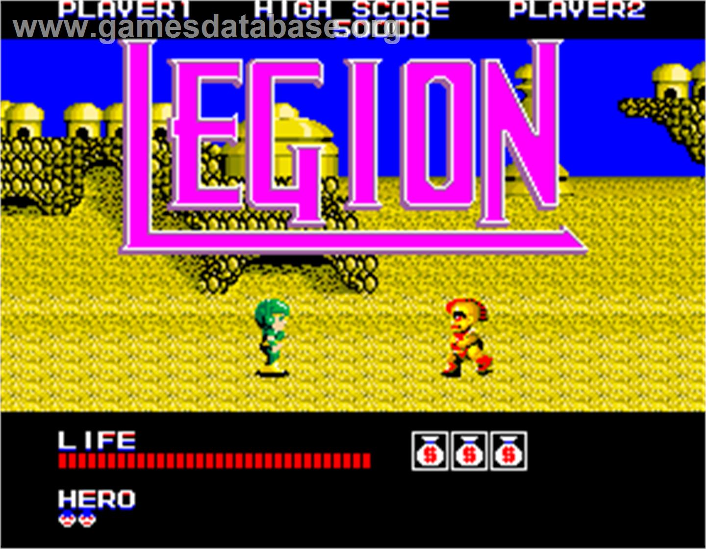 Legion - Arcade - Artwork - Title Screen