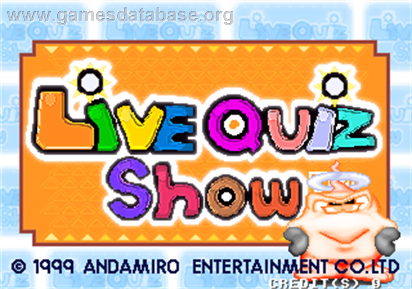 Live Quiz Show - Arcade - Artwork - Title Screen