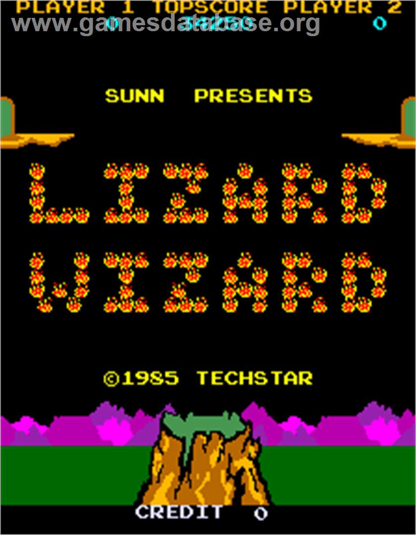 Lizard Wizard - Arcade - Artwork - Title Screen