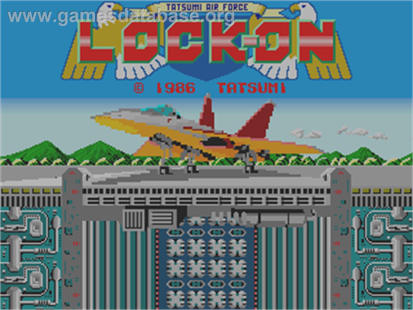 Lock-On - Arcade - Artwork - Title Screen