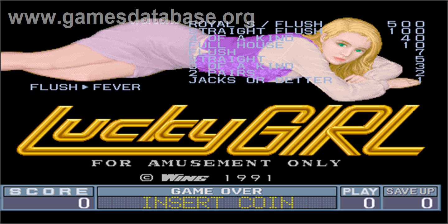 Lucky Girl - Arcade - Artwork - Title Screen