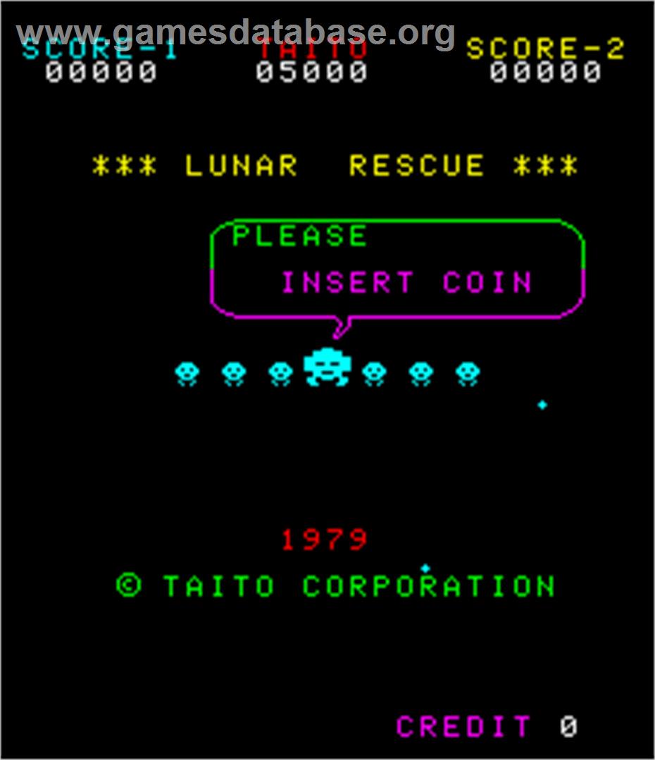 Lunar Rescue - Arcade - Artwork - Title Screen