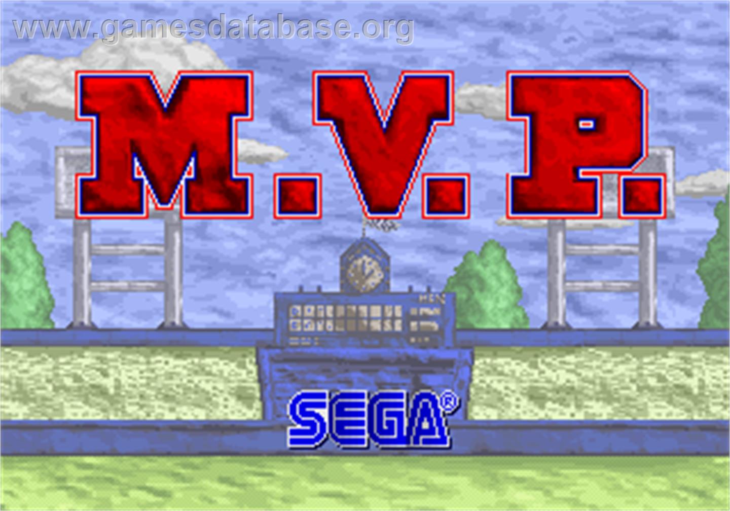 MVP - Arcade - Artwork - Title Screen