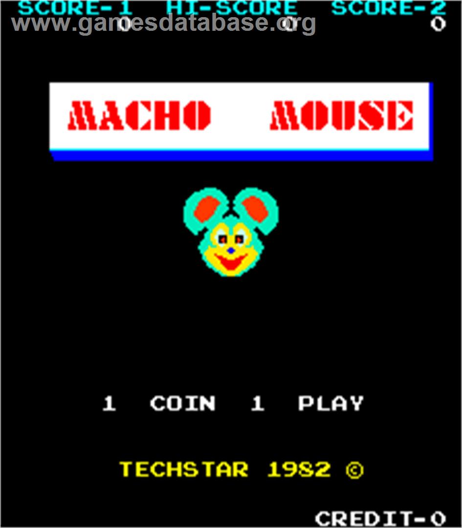 Macho Mouse - Arcade - Artwork - Title Screen