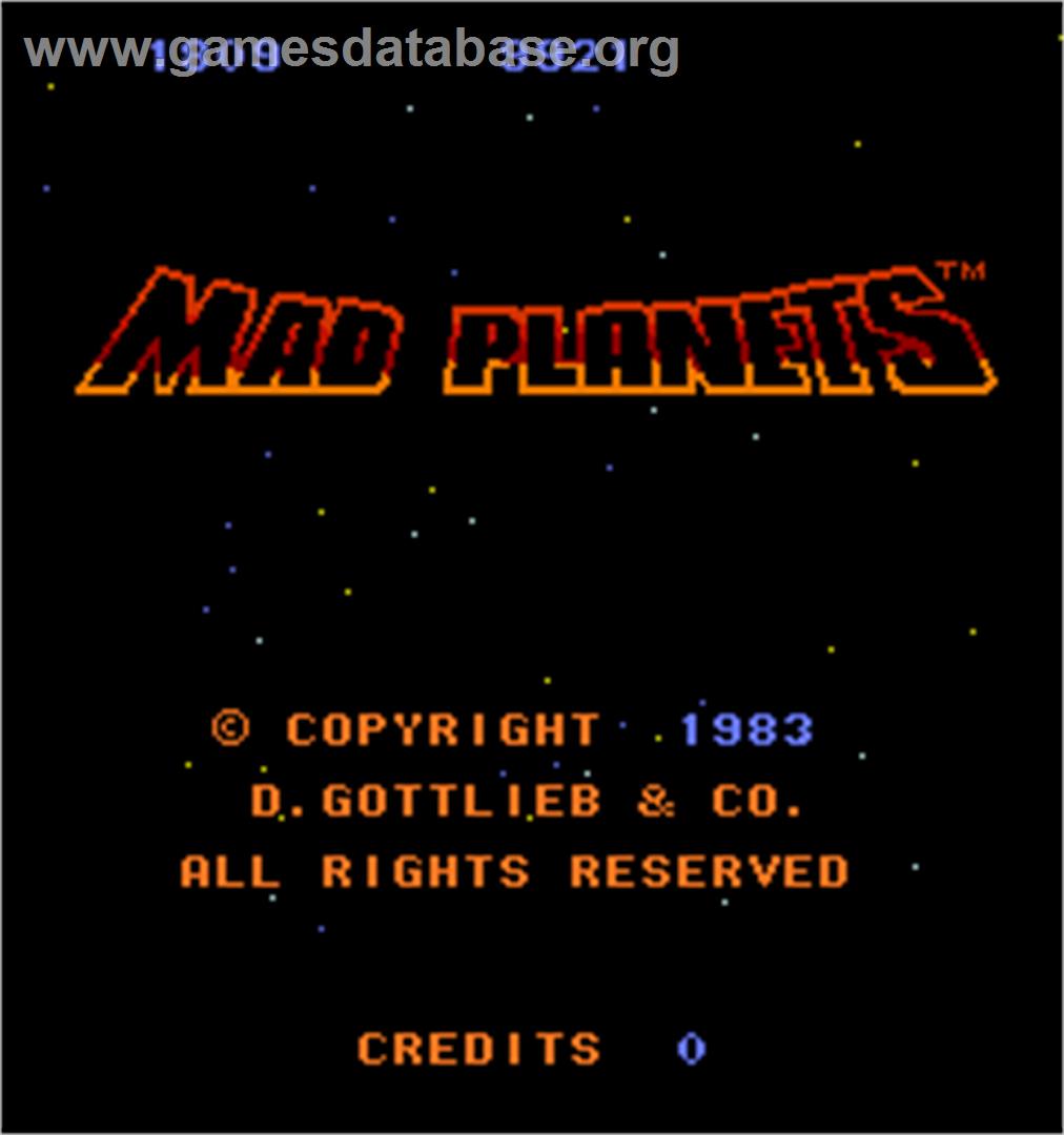 Mad Planets - Arcade - Artwork - Title Screen