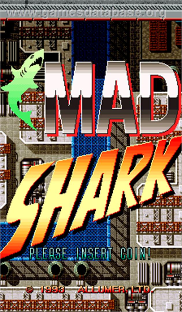 Mad Shark - Arcade - Artwork - Title Screen