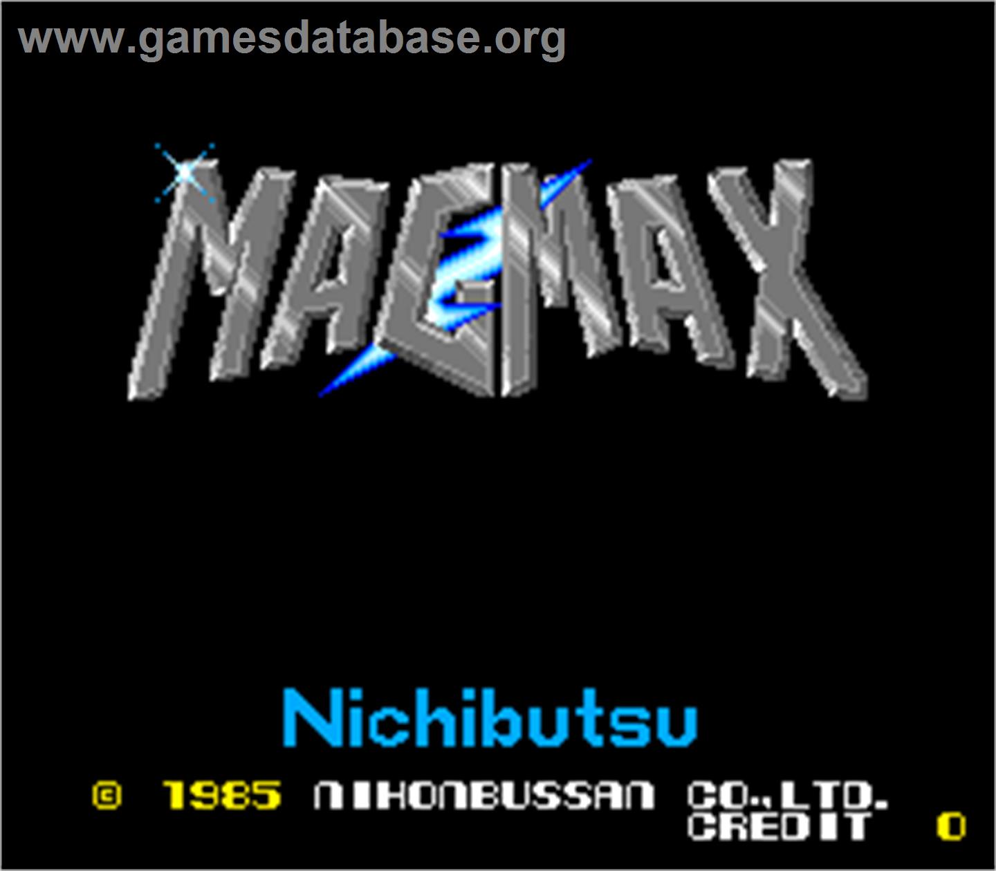 Mag Max - Arcade - Artwork - Title Screen