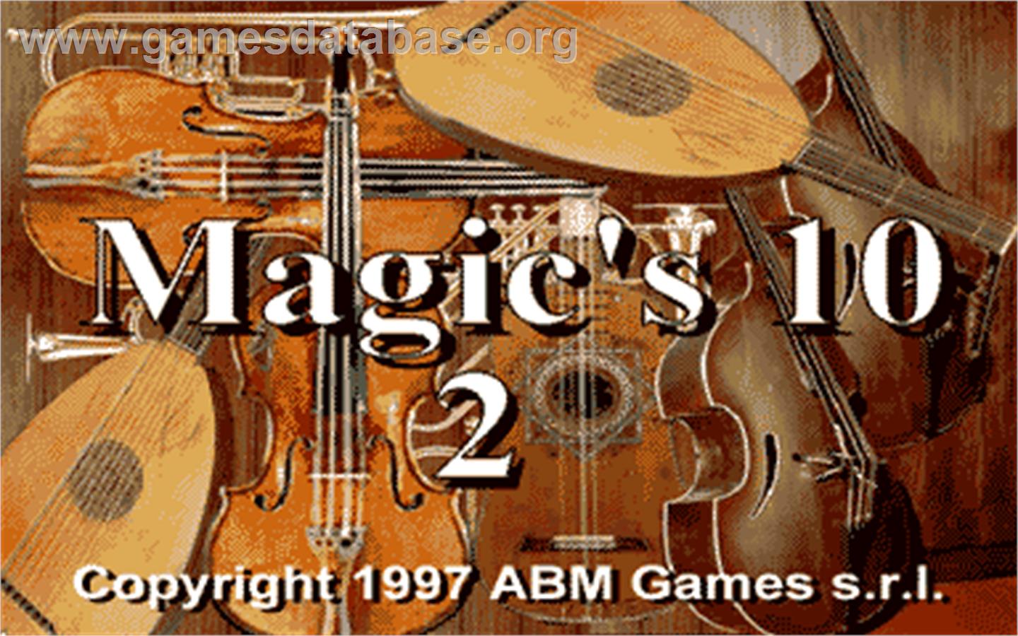 Magic's 10 2 - Arcade - Artwork - Title Screen