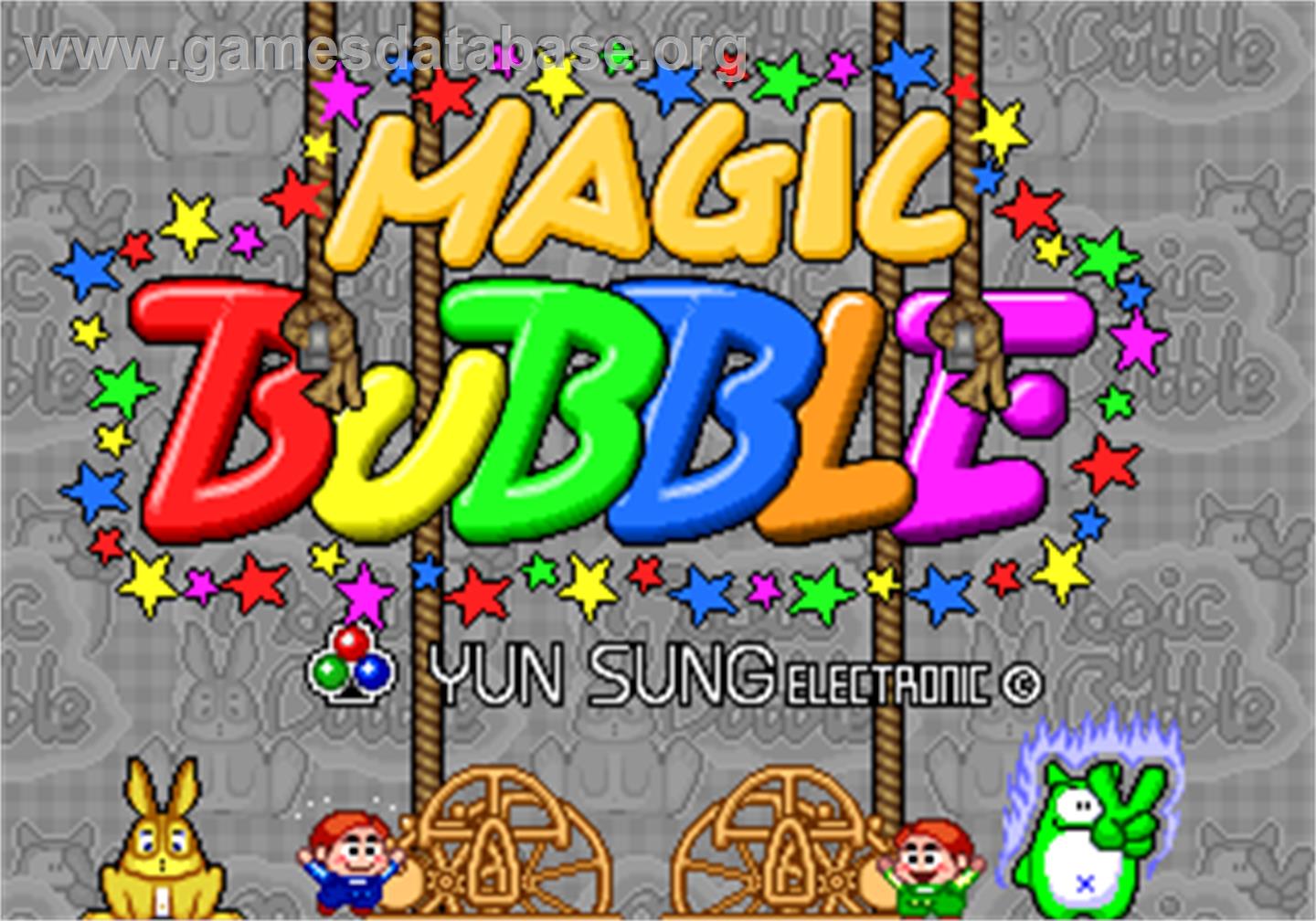 Magic Bubble - Arcade - Artwork - Title Screen