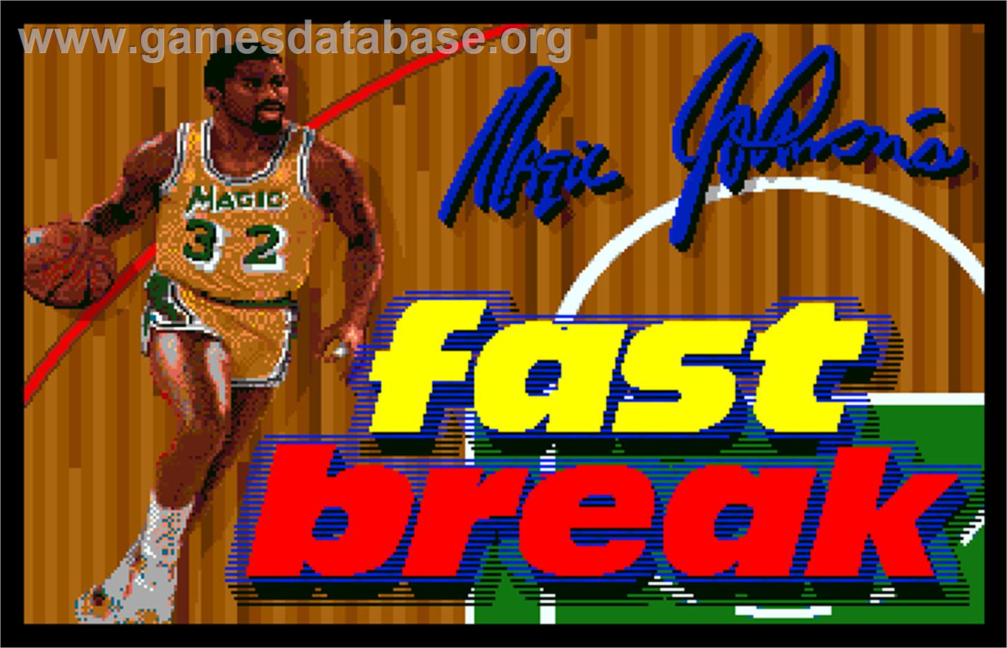 Magic Johnson's Fast Break - Arcade - Artwork - Title Screen