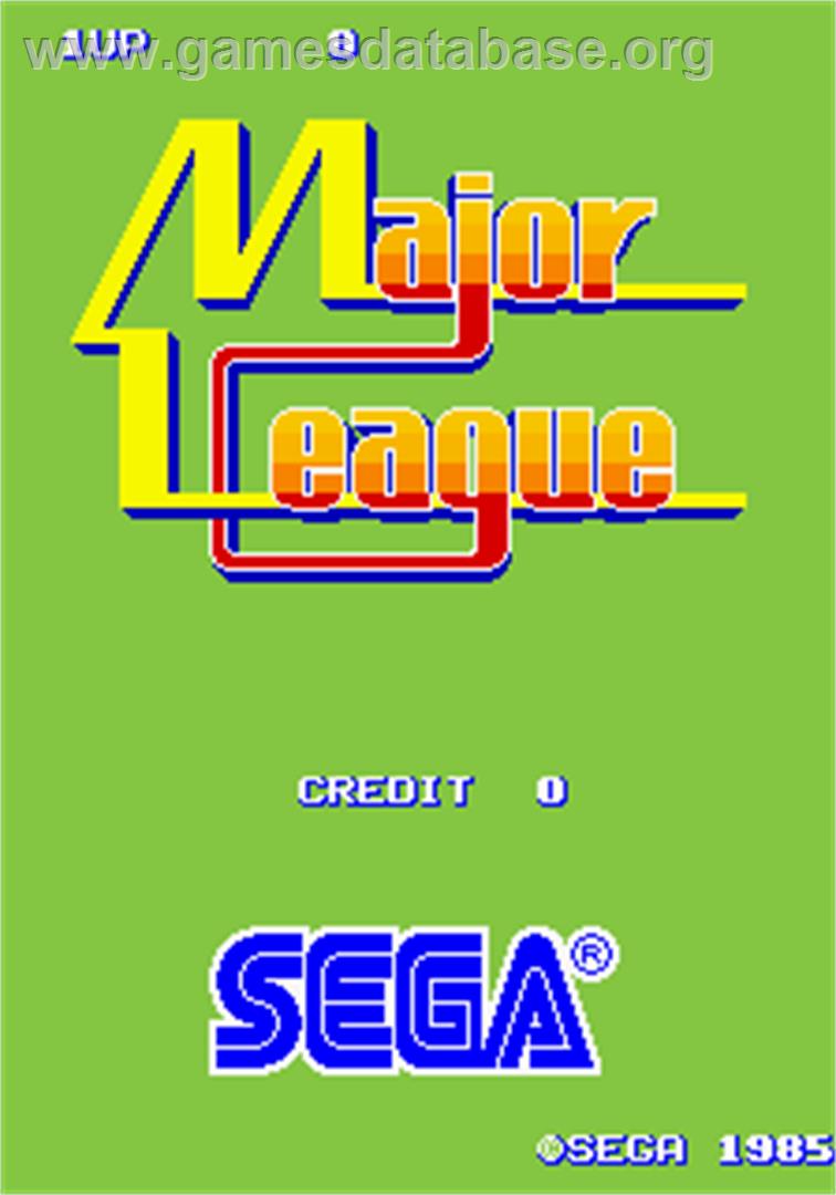 Major League - Arcade - Artwork - Title Screen