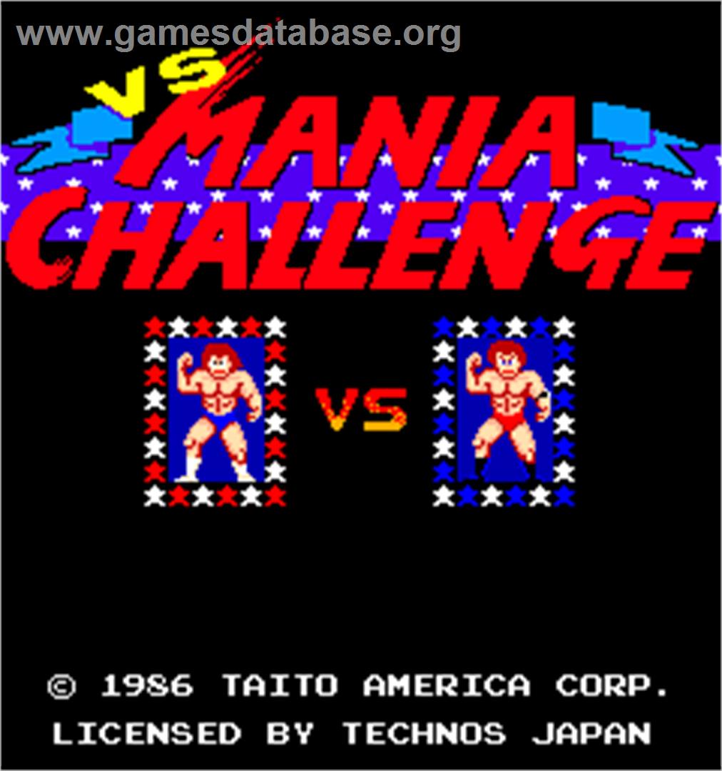 Mania Challenge - Arcade - Artwork - Title Screen