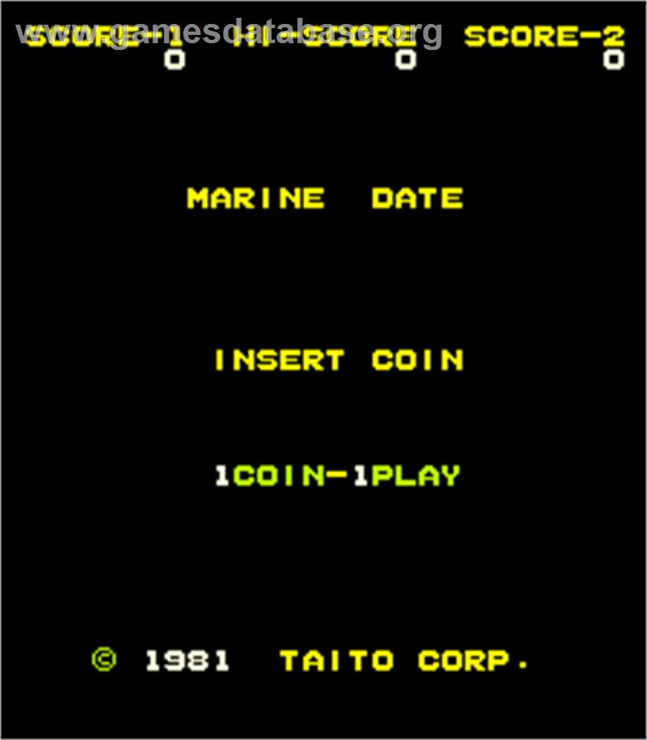 Marine Date - Arcade - Artwork - Title Screen
